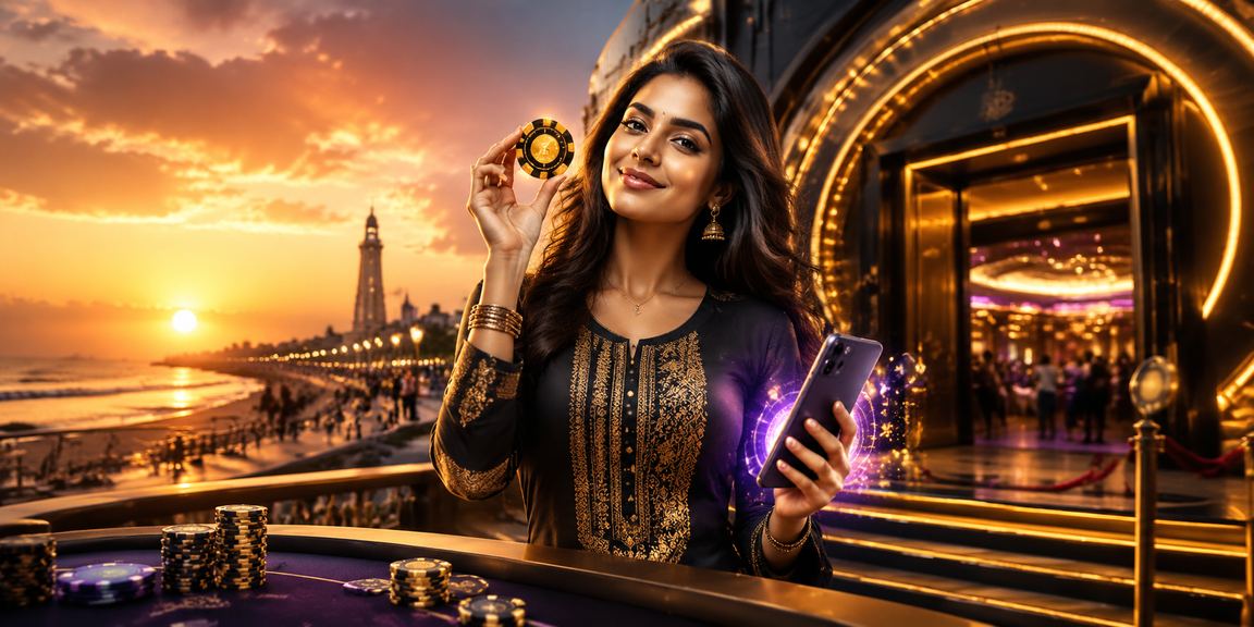 Mobile user in Chennai playing a colorful slot game